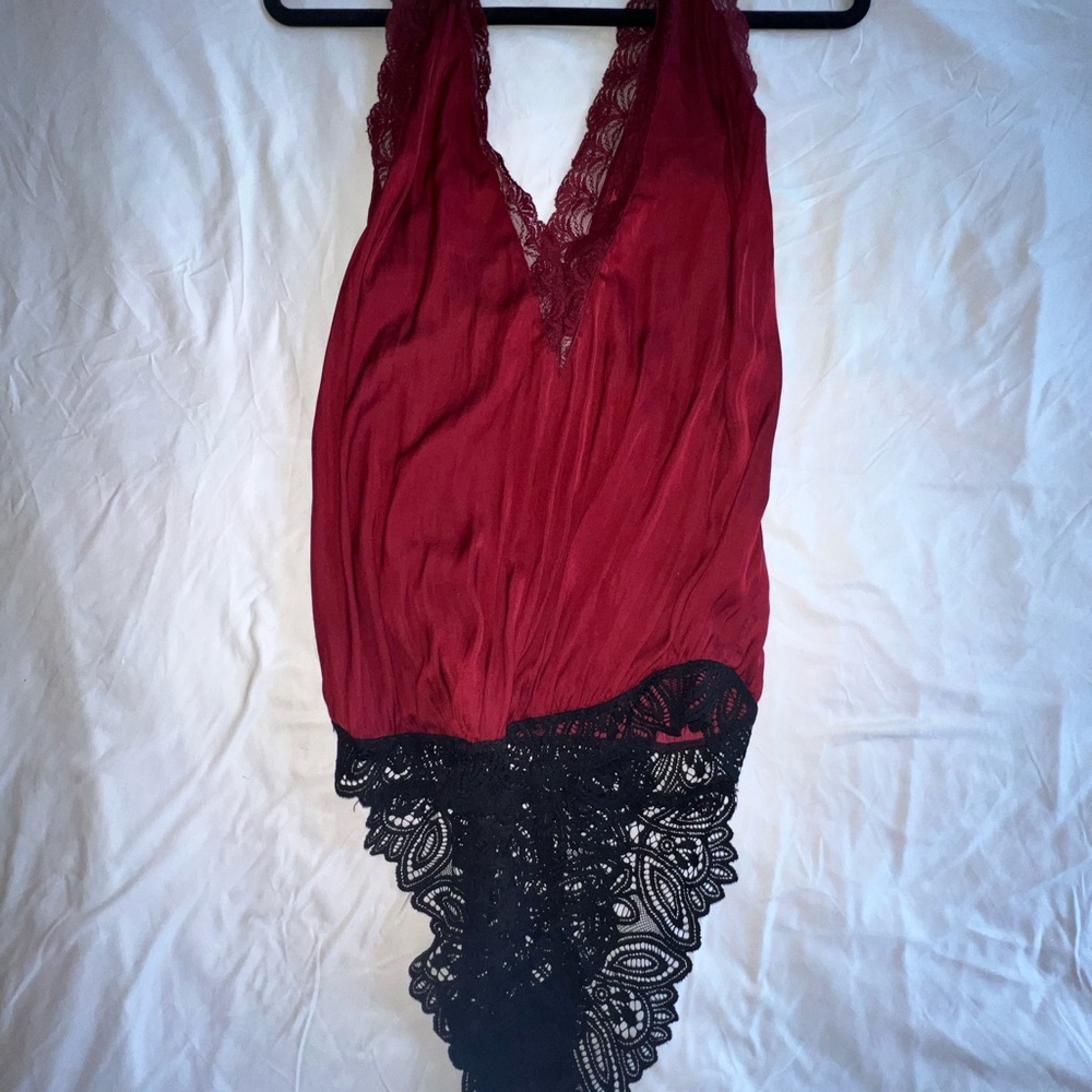 NEW Free People Lace Bodysuit- OS